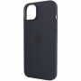 Чохол Silicone case (AAA) full with Magsafe для Apple iPhone 13 Pro Max (6.7") Чорний / Midnight