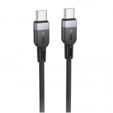 Дата кабель Hoco X109 Energy silicone Type-C to Type-C 60W (3m) Black