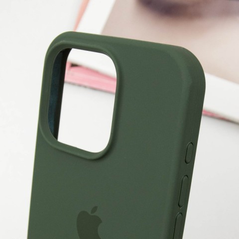 Чохол Silicone Case Full Protective (AA) для Apple iPhone 13 Pro (6.1") Зелений / Cyprus Green