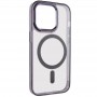 Чохол TPU Iris with MagSafe для Apple iPhone 14 Pro Max (6.7") Чорний