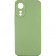 Чохол TPU GETMAN Liquid Silk Full Camera для Oppo A78 4G Зелений / Pistachio