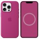 Чохол Silicone case (AAA) with Magsafe and Animation для Apple iPhone 16 Pro Max (6.9") Fuchsia
