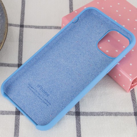 Чохол Silicone Case (AA) для Apple iPhone 11 Pro (5.8") Блакитний / Cornflower