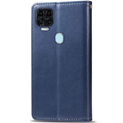 Шкіряний чохол-книжка GETMAN Gallant (PU) для ZTE Blade v2020 Синій