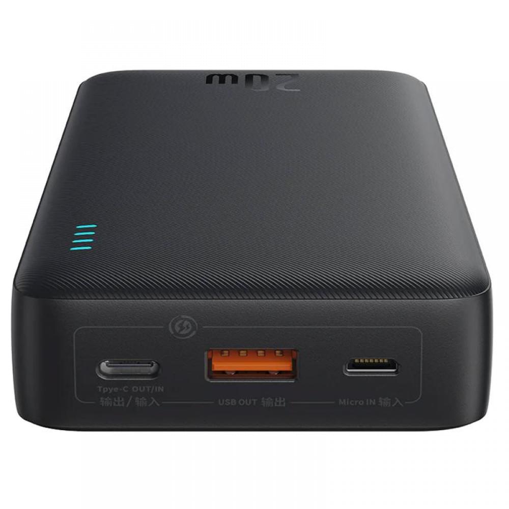 Портативний ЗП Power Bank Baseus Airpow OS 20W 10000 mAh (PPQD09000) Black Портативний ЗП Power Bank Baseus Airpow OS 20W 10000 mAh (PPQD09000) Black