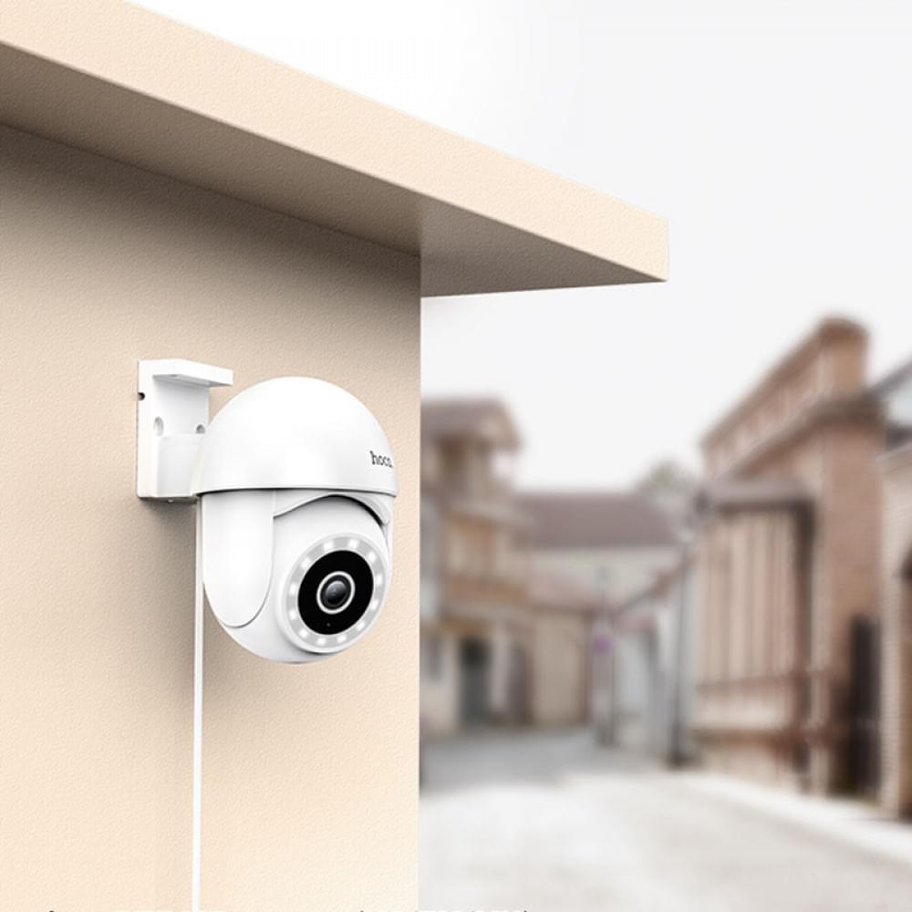Камера відеоспостереження Hoco D2 outdoor PTZ HD White
