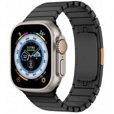 Ремінець Steel для Apple Watch 42(ser.1-3)/44/45/46/49mm (140-190mm) Black