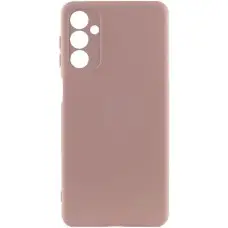 Чохол TPU GETMAN Liquid Silk Full Camera для Samsung Galaxy M34 5G Рожевий / Pink Sand