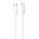 Дата кабель Hoco X114 Energy Type-C to Type-C 60W (1m) White