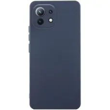 Чохол Silicone Cover Ummi Lakshmi Full Camera (AA) для Xiaomi Mi 11 Lite Синій / Midnight Blue
