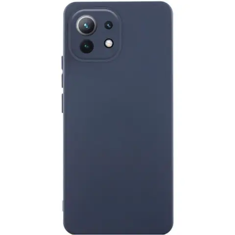Чохол Silicone Cover Ummi Lakshmi Full Camera (AA) для Xiaomi Mi 11 Lite Синій / Midnight Blue