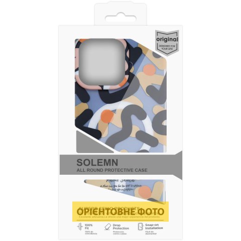 TPU чохол Pastel Chaos with MagSafe для Apple iPhone 17 Air (6.5") Black