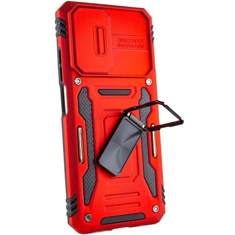 Ударостійкий чохол Camshield Army Ring для Xiaomi Redmi 10 Червоний / Red