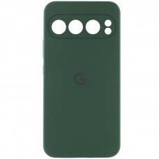 Чохол Silicone Cover Lakshmi Full Camera (AAA) with Logo для Google Pixel 9 Pro Зелений / Cyprus Green