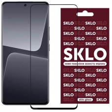 Захисне скло SKLO 3D (full glue) для Xiaomi 13 Чорний