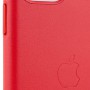 Шкіряний чохол Leather Case (AA Plus) для Apple iPhone 11 Pro Max (6.5") Crimson