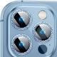 Захисне скло Metal Shine на камеру (у упак.) для Apple iPhone 13 Pro / 13 Pro Max Блакитний / Sierra Blue