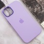 Чохол Silicone Case Metal Buttons (AA) для Apple iPhone 13 (6.1") Бузковий / Lilac