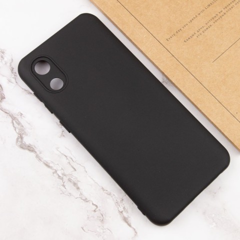 Чохол Silicone Cover Lakshmi Full Camera (A) для Samsung Galaxy A03 Core Чорний / Black