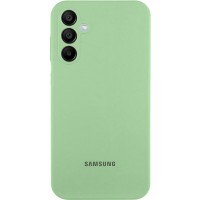 Чохол Silicone Cover Lakshmi Full Camera (AAA) with Logo для Samsung Galaxy S24+ М'ятний / Mint
