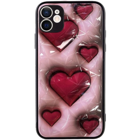 TPU+PC чохол Prisma Plushie для Apple iPhone 12 (6.1") Hearts