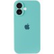 Чохол Silicone Case Full Camera Protective (AA) для Apple iPhone 16 (6.1") Бірюзовий / Marine Green