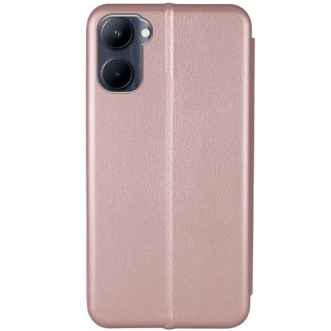 Шкіряний чохол-книжка Classy для Realme C33 Rose Gold
