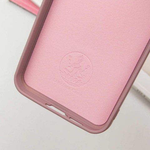 Чохол Silicone Cover Lakshmi Full Camera (AA) для Samsung Galaxy S25 Рожевий / Pink Sand