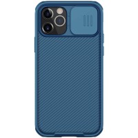 Карбонова накладка Nillkin CamShield Pro для Apple iPhone 13 Pro Max (6.7") Blue