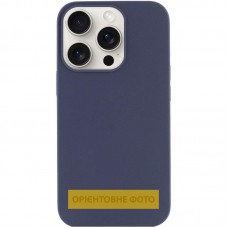 Чохол Silicone Case Full Protective (AA) NO LOGO для Apple iPhone 16e (6.1") Темно-синій / Midnight blue
