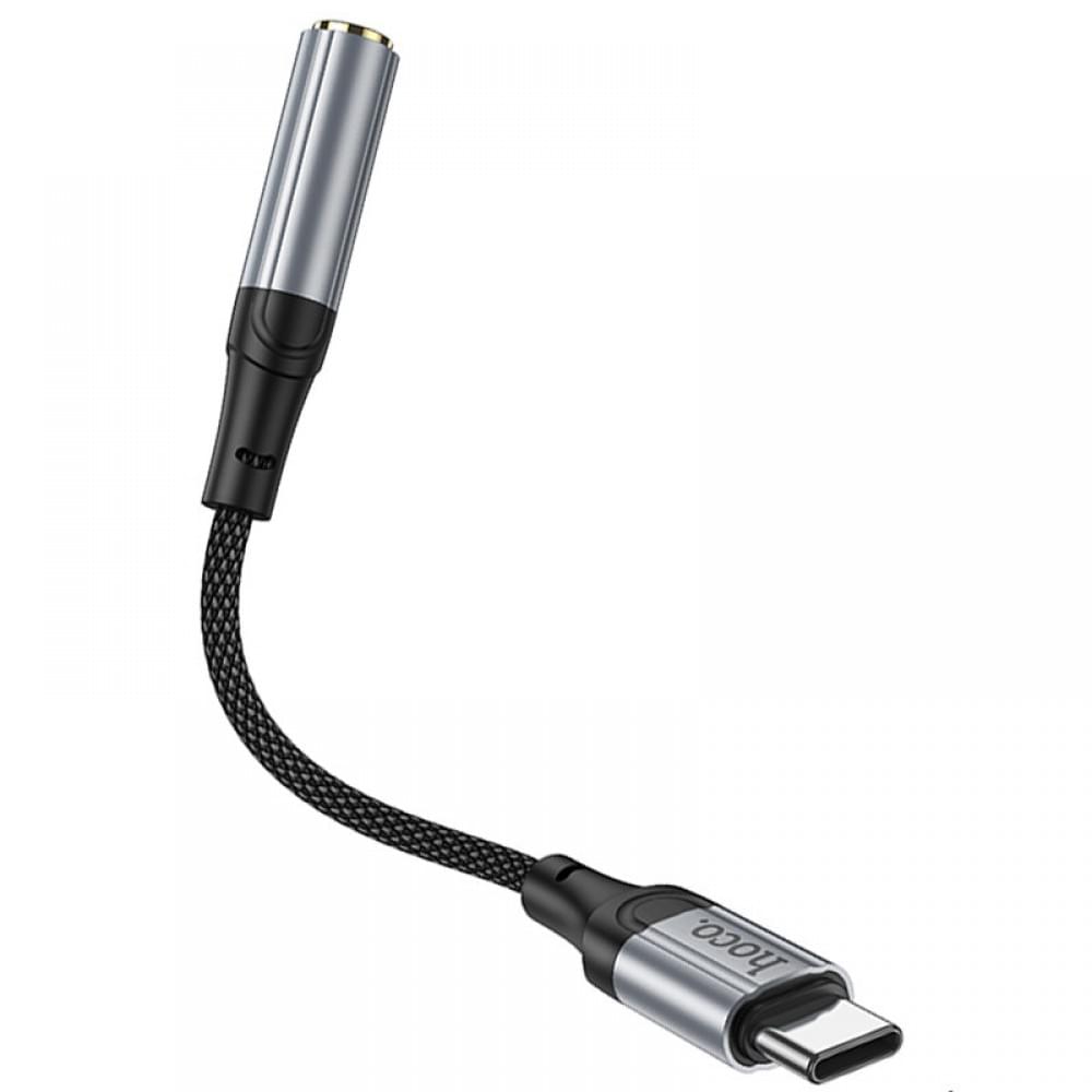 Перехідник Hoco LS36 Fresh Type-C to 3,5 AUX Black