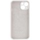 Чохол Silicone Case Full Camera Protective (AA) для Apple iPhone 14 (6.1") Білий / White