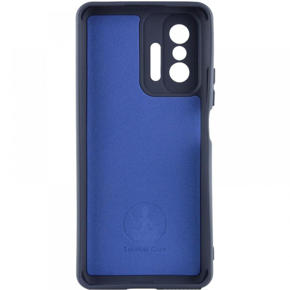 Чохол Silicone Cover Ummi Lakshmi Full Camera (AA) для Xiaomi 11T / 11T Pro Синій / Midnight Blue
