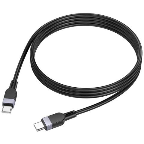 Дата кабель Hoco X109 Energy silicone Type-C to Type-C 60W (3m) Black