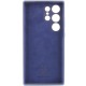 Чохол Silicone Cover Lakshmi Full Camera (AAA) with Logo для Samsung Galaxy S25 Ultra Темно-синій / Midnight blue