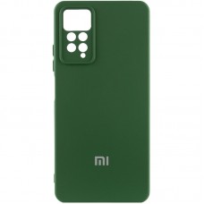 Чохол Silicone Cover Lakshmi Full Camera (AAA) with Logo для Xiaomi Redmi Note 11 Pro 4G / 12 Pro 4G Зелений / Cyprus Green