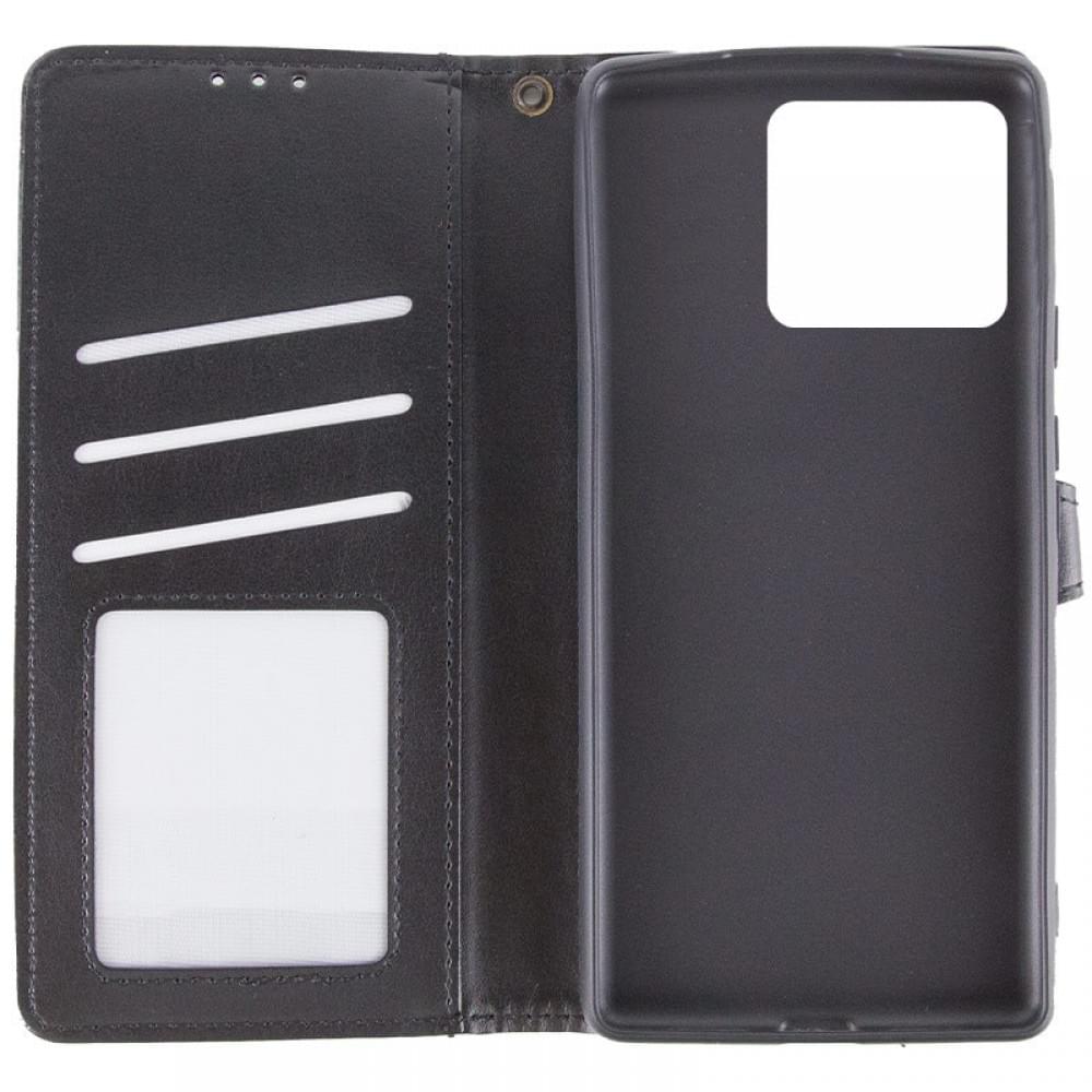 Кожаный чехол-книжка GETMAN Gallant (PU) для ZTE Blade A55 4G