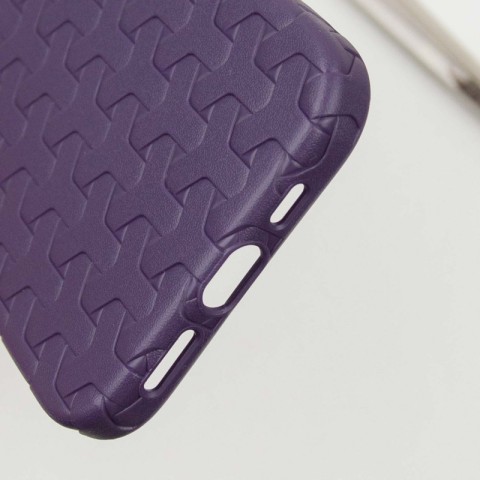 Чохол TPU Weaving для Apple iPhone 16 (6.1") Purple