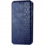 Шкіряний чохол книжка GETMAN Cubic (PU) для Huawei Y6p Синій