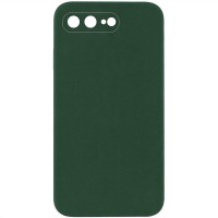 Чохол Silicone Case Square Full Camera Protective (AA) NOLOGO для Apple iPhone 7 plus/8 plus (5.5") Зелений / Cyprus Green