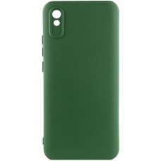 Чохол Silicone Cover Lakshmi Full Camera (AAA) для Xiaomi Redmi 9A Зелений / Cyprus Green