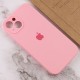 Чохол Silicone Case Full Camera Protective (AA) для Apple iPhone 15 Plus (6.7") Рожевий / Light pink