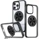 TPU+PC чохол Metal Ring with MagSafe для Apple iPhone 13 Pro Max (6.7") / 12 Pro Max (6.7") Чорний
