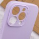 Чохол Silicone Case Full Camera Protective (AA) NO LOGO для Apple iPhone 13 Pro (6.1") Бузковий / Lilac