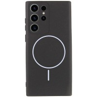 Чохол Silicone Cover Lakshmi Full Camera (AA) with MagFit для Samsung Galaxy S23 Ultra Чорний / Black