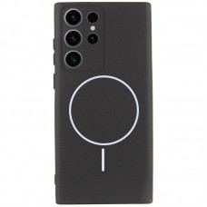 Чохол Silicone Cover Lakshmi Full Camera (AA) with MagFit для Samsung Galaxy S23 Ultra Чорний / Black