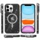 Чохол TPU Galaxy Sparkle (MagFit) для Apple iPhone 13 Pro (6.1") Black+Glitter