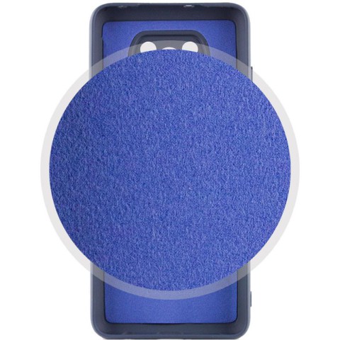 Чохол Silicone Cover Lakshmi Full Camera (AAA) для Xiaomi Poco X3 NFC / Poco X3 Pro Темно-синій / Midnight blue