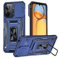 Ударостійкий чохол Camshield Army Ring для Xiaomi Redmi 14C / A4 / Poco C75 Синій / Navy