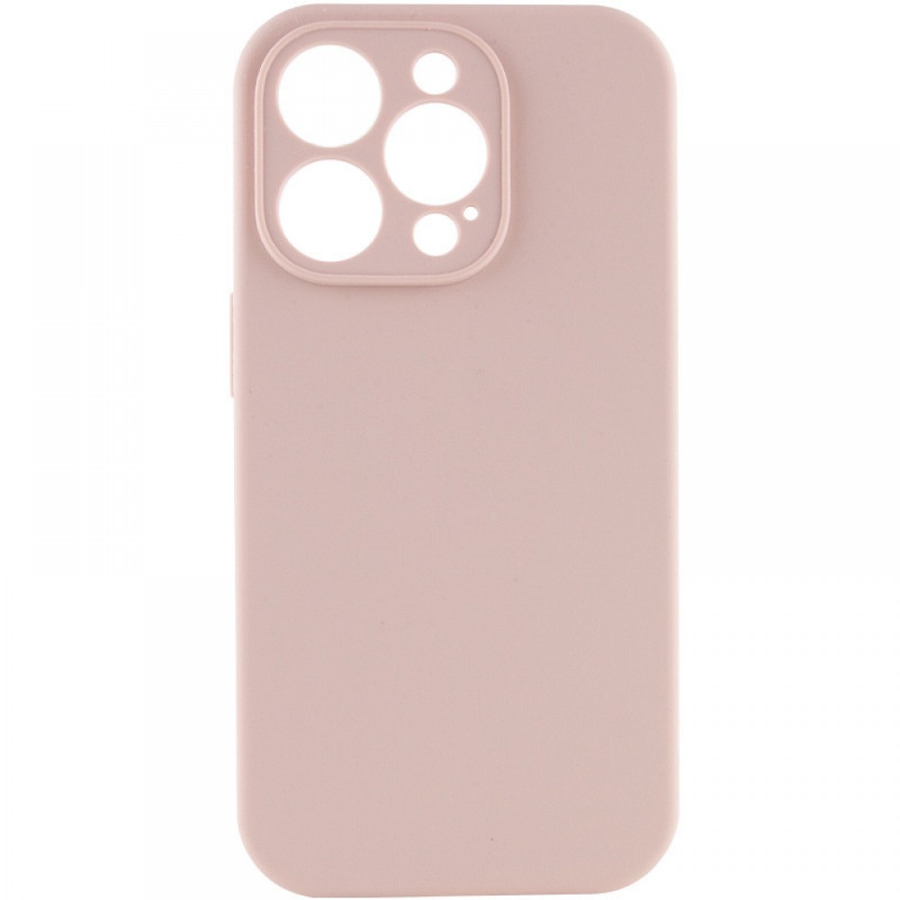 Чохол Silicone Case Full Camera Protective (AA) NO LOGO для Apple iPhone 15 Pro (6.1") Рожевий / Pink Sand Чохол Silicone Case Full Camera Protective (AA) NO LOGO для Apple iPhone 15 Pro (6.1") Рожевий / Pink Sand